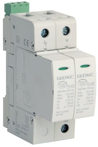 Ограничитель импульсных напряжений УЗИП DKC Jupiter 2п L-N-PE классI+II 12,5кА с NFC фото Ограничитель импульсных напряжений УЗИП DKC Jupiter 2п L-N-PE классI+II 12,5кА с NFC картинка